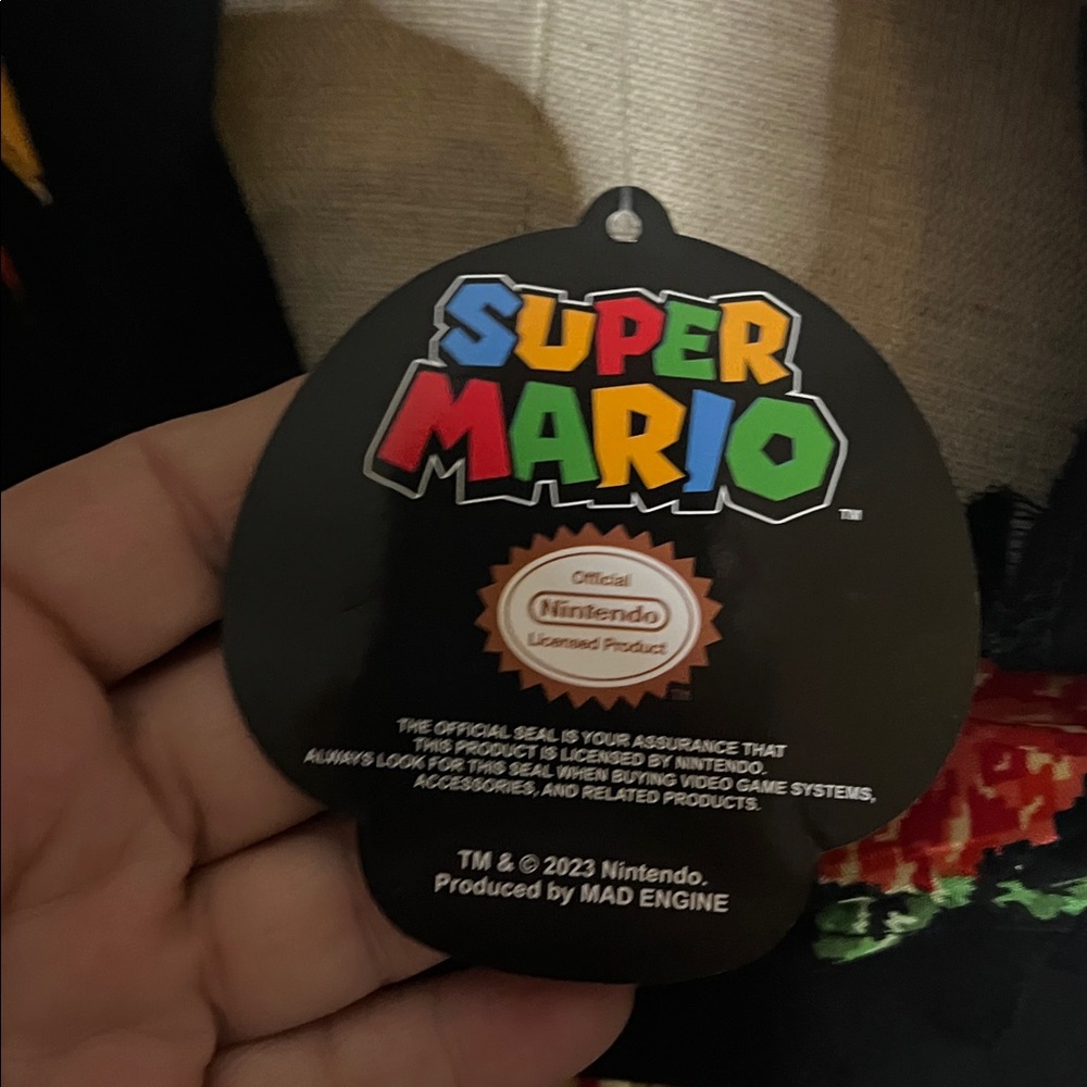 😄NWT Super Mario rayon shirt button down XXL - Picture 3 of 7